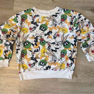 Warner Bros. Looney Tunes Character Tee - White and Yellow